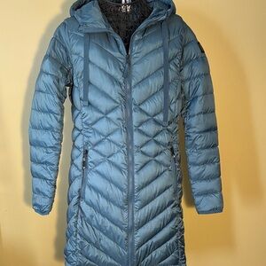Lole Women's Blue Puffer Coat